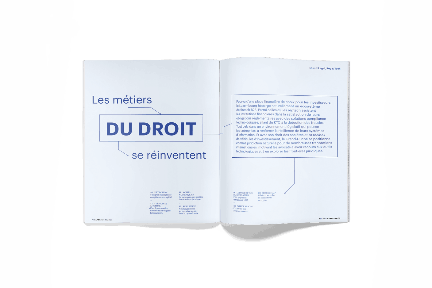 Legal, Reg & Tech, les métiers du droit se réinventent. (Photo: Maison Moderne)