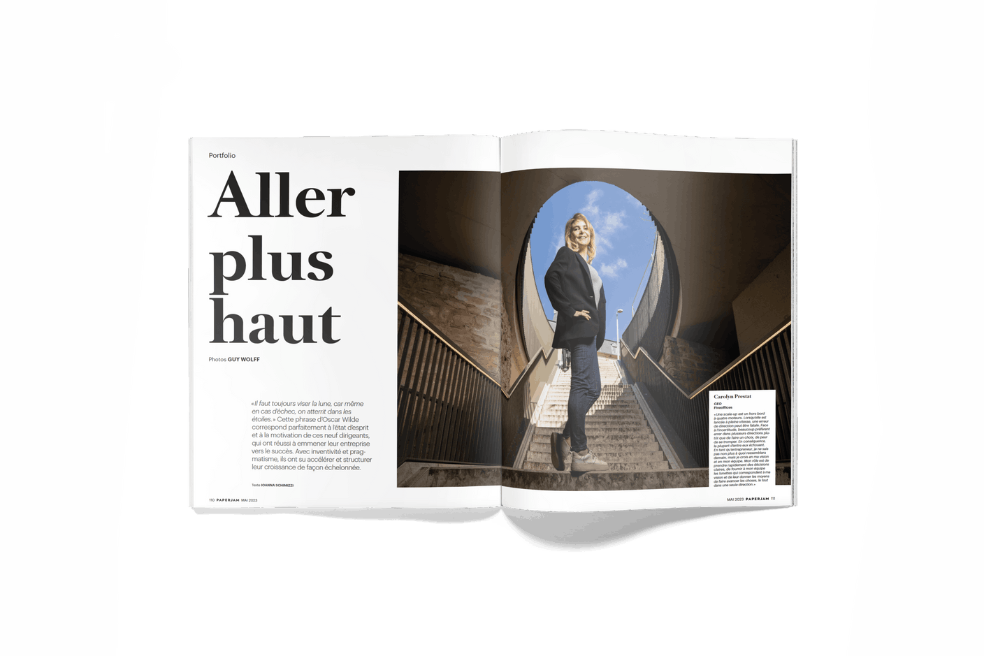 Portfolio : Aller plus haut. (Photo: Guy Wolff/Maison Moderne)