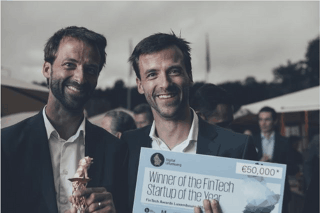Bert et Rob Boerman, cofondateurs de Governance.com, qui avait remporté en 2016 le prix de Fintech de l’année aux Fintech Awards organisés par KPMG et la Lhoft. (Photo: Anna Katina /archives Paperjam)
