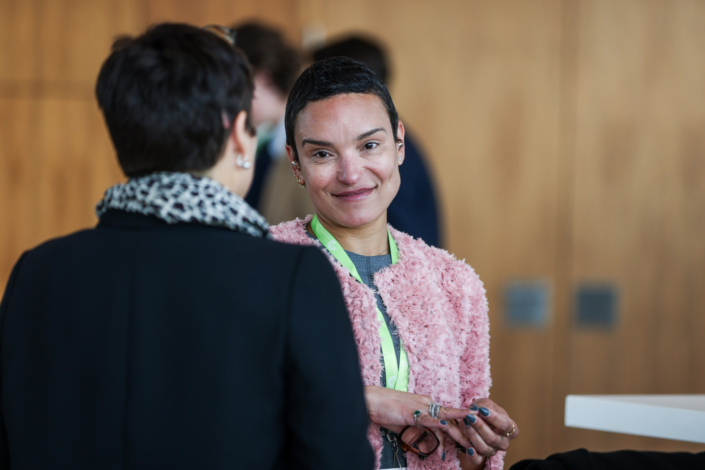 Attendees are seen during Alfi’s Global Asset Management Conference, 20 March 2024. Photo: Eva Krins/Maison Moderne