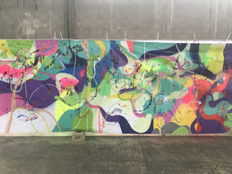 Le travail de Samuel Levy est plutôt abstrait et décoratif à la fois. ((Photo: Paperjam))