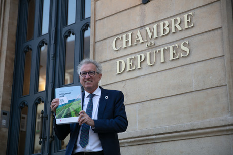 Le budget 2022 sera le dernier à porter la griffe de Pierre Gramegna. (Photo: Romain Gamba / Maison Moderne)
