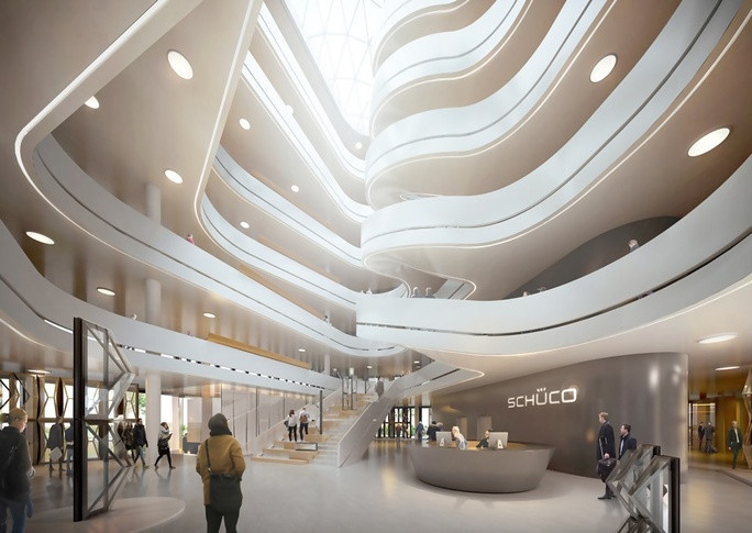 Lancement de la plateforme digitale Innovation Now pour présenter les innovations de Schüco.  (Illustration: Schüco International KG)