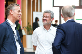 Marc Payal (Fujitsu) et David Wagner (déi Lénk). (Photos: Eva Krins/Maison Moderne)