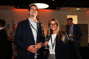 Brandon Ziliani et Mara Saccomanni (Accenture). (Photos: Eva Krins/Maison Moderne)