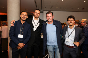 Saad Reffali (Orange), Philippe Raphaël (Maison Moderne), Philipp Anton (WISAG) et Gonzalo Burgaleta (AION Consulting). (Photos: Eva Krins/Maison Moderne)