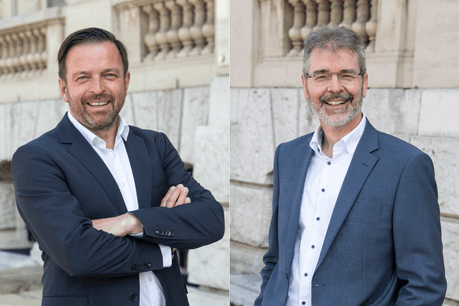 Norbert Brausch et Guy Koster, du département Corporate Banking à Spuerkeess. Spuerkeess