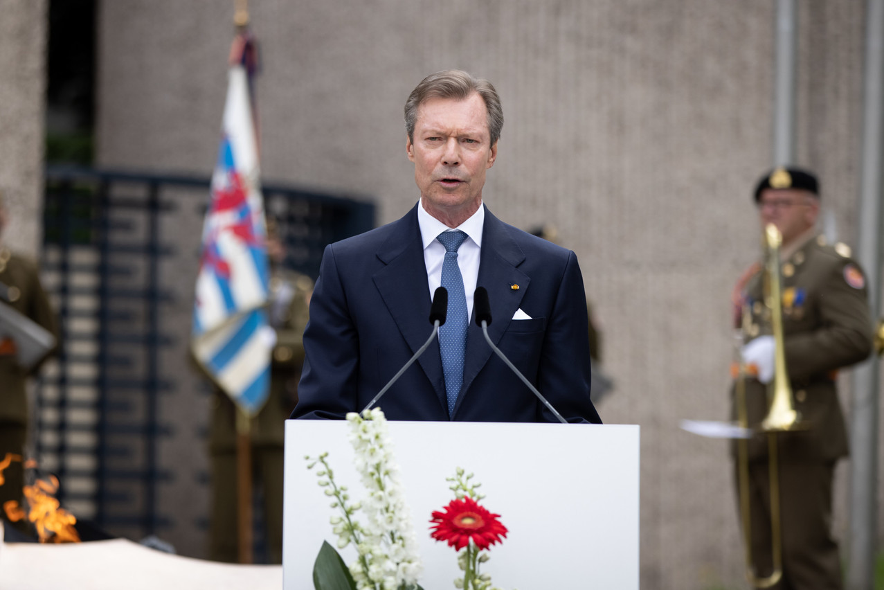 Grand Duke Henri, pictured during national day celebrations in June 2021 Library photo: SIP / Sophie Margue