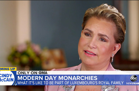 La Grande-Duchesse a fait l’objet d’une interview diffusée dans l’émission emblématique Good Morning America, sur la chaîne ABC. (Illustration: Capture d’écran/ABC)