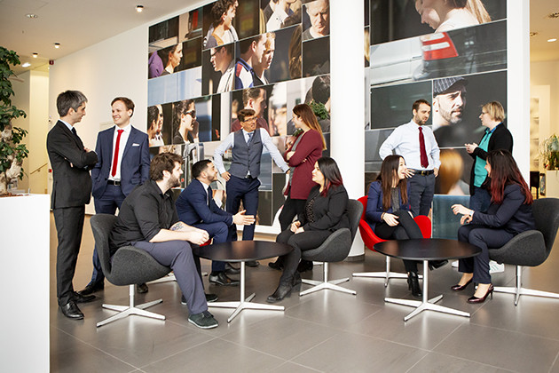 L’équipe d’AXA Wealth Management.  (Photo: Maison Moderne)