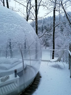 Le «dôme» sous la neige.  (Photo: La Grange d’Hélène)