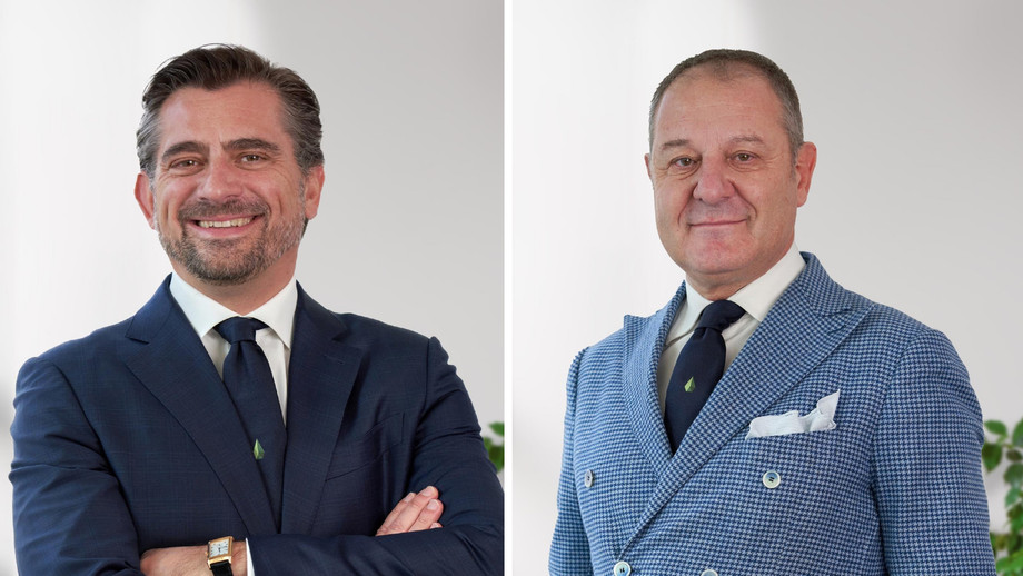 Alessandro Di Michele, associé et directeur général de Green Arrow Capital, et directeur du conseil d'administration de GAC AIFM Sàrl, et Edoardo Picco, administrateur de GAC AIFM Sàrl et responsable du marketing et de la gestion de portefeuille. Photo : Green Arrow Capital Sgr