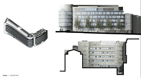 Perspectives of the extension’s facades Illustration: BFF...