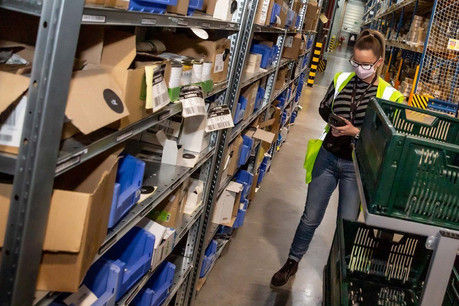 L’enseigne Greenweez appartient au groupe Carrefour, et, depuis son dépôt au sud de Bruxelles, elle couvre l’ensemble du Benelux. (Photo: Greenweez)
