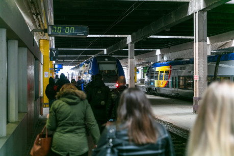 En gare de Metz, a priori pas de perturbation ce mercredi matin. Les premiers trains seront supprimés à partir de 20h depuis le Luxembourg. (Photo: Romain Gamba/Maison Moderne/archives)