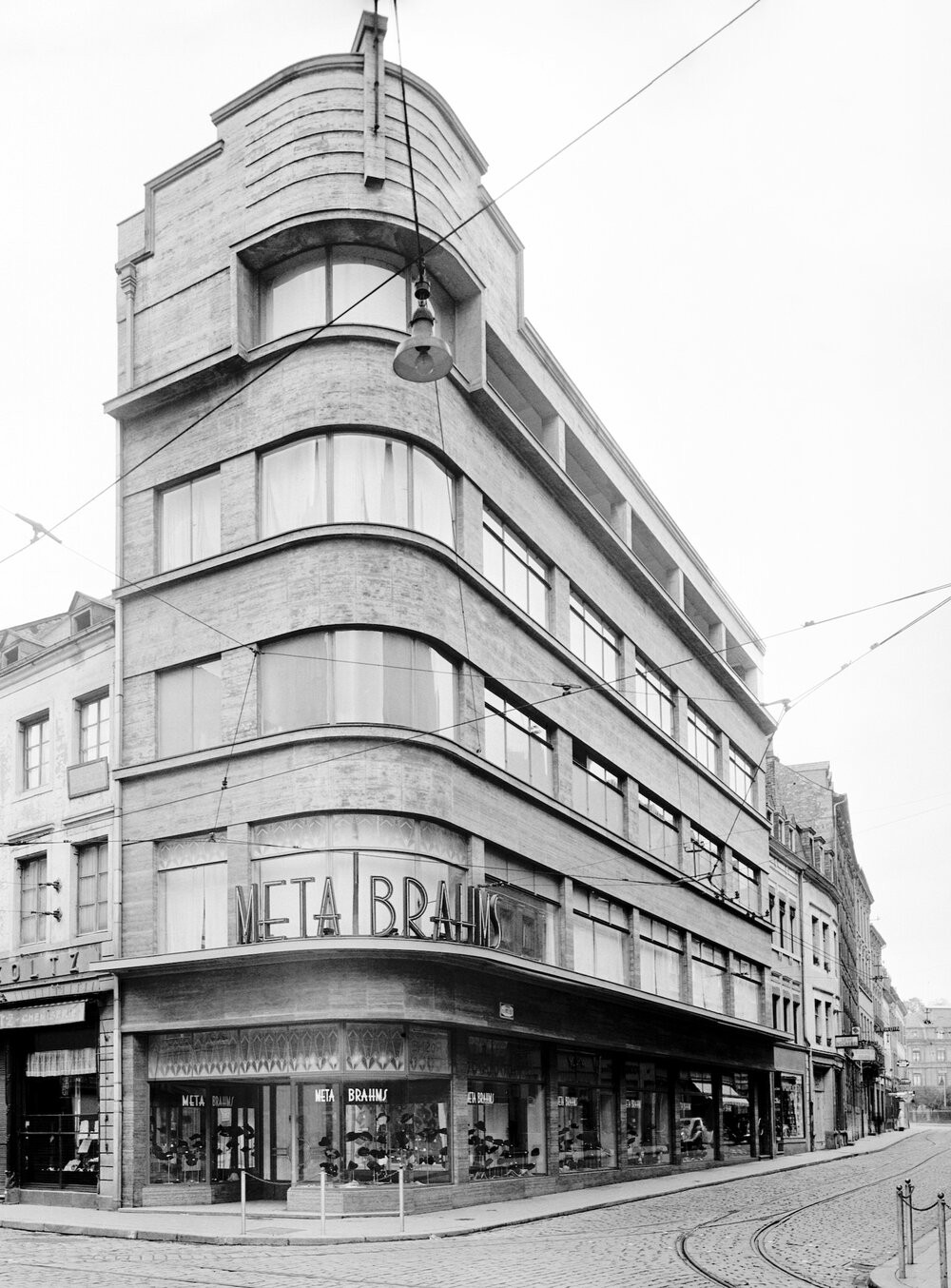 Vue du magasin Meta Brahms avec sa façade originelle. (Photo: D.R.)