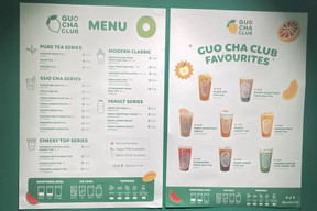 The menu. Photo: Paperjam.lu