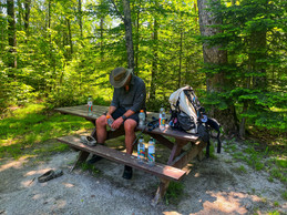 A break on the Appalachian Trail. Photo: Guy Christen