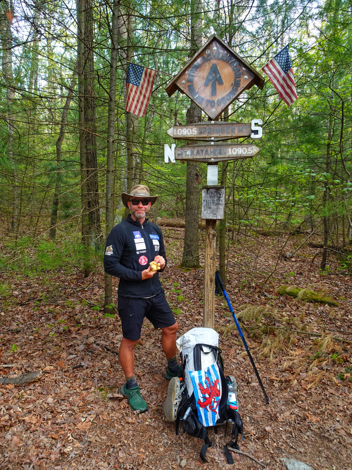 The halfway point on the Appalachian Trail is on South Mountain in Pennsylvania’s Michaux State Forest. Photo: Guy Christen