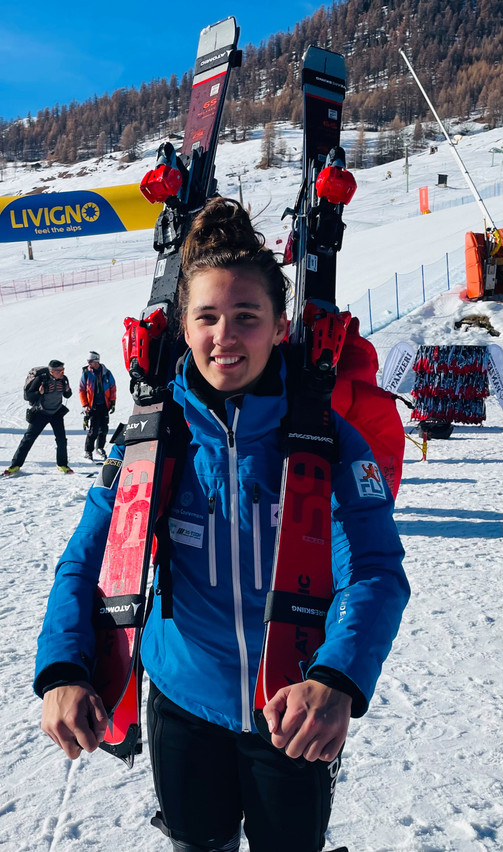 Gwyneth ten Raa s’entraîne en Italie, avec l’International Ski Racing Academy (Isra), une académie de haute performance réservée aux athlètes féminines.  (Photo: DR)