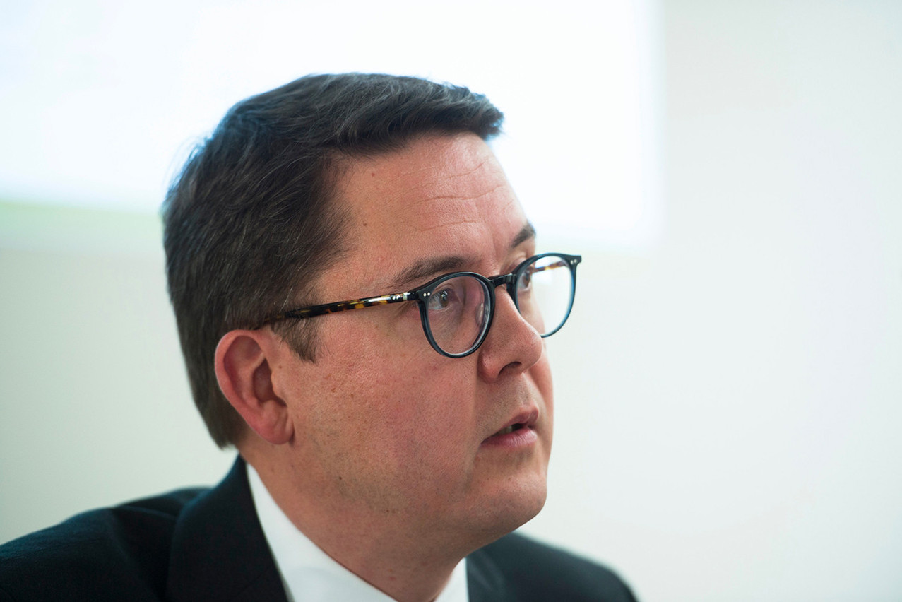 Yves Nosbusch constate une baisse de la demande de crédit.  (Photo: Anthony Dehez/Archives)