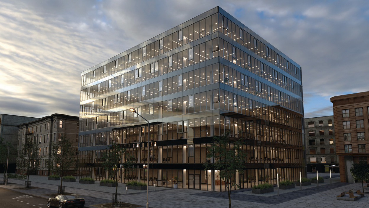 Avec la nouvelle façade haute sécurité S1es-50/S1es-60, Sälzer s'appuie sur la façade poteaux-traverses Schüco FWS 50/60, éprouvée et sophistiquée ©Schüco International KG