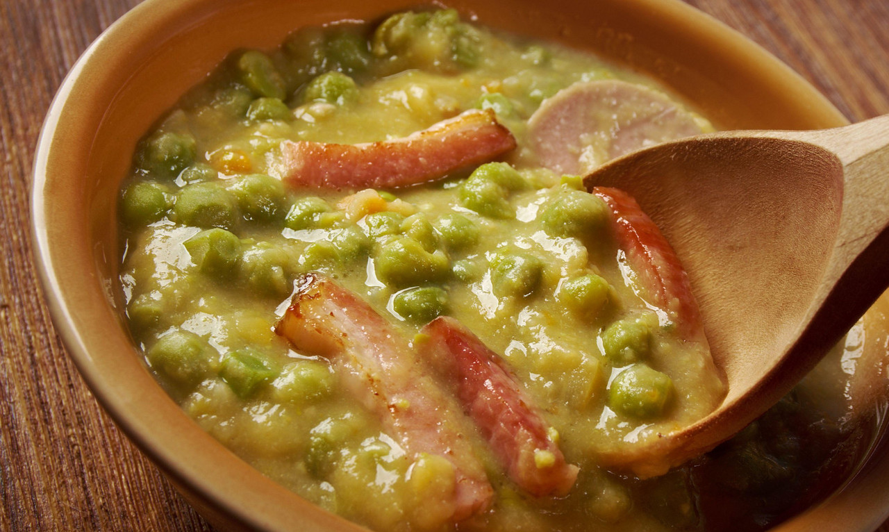 Bouneschlupp is an essential part of Luxembourg cuisine, and is best eaten in winter. Photo: Alamy