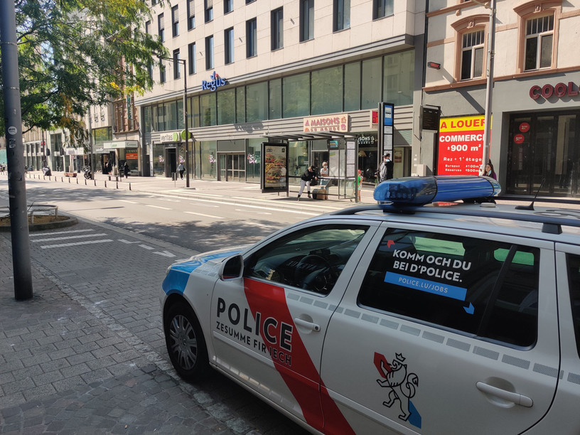 The incident took place on Avenue de la Gare on Saturday evening. (Photo: Paperjam)