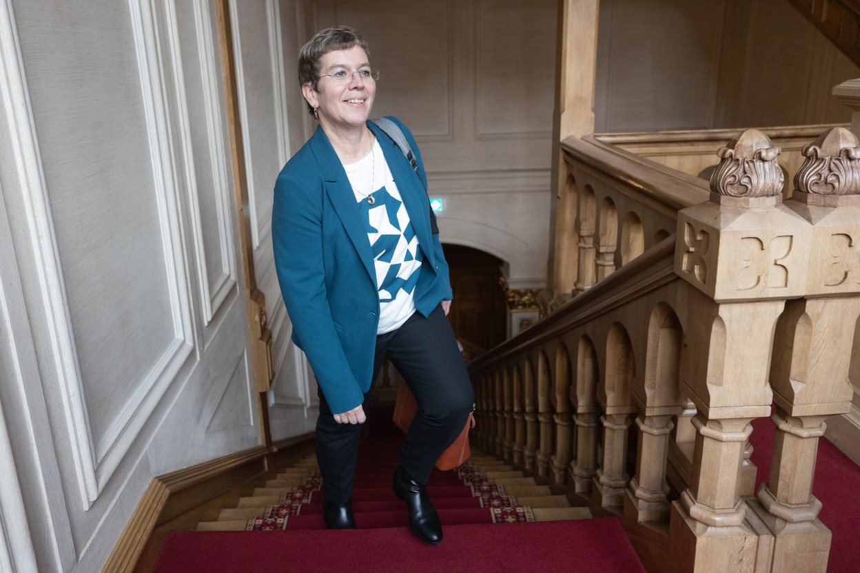 Martine Deprez has outlined the government's savings plans for healthcare. (Photo: Paperjam/archives)