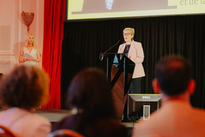 Minister Martine Deprez (Ministry of Health and Social Security). Photo: Julian Pierrot/Paperjam