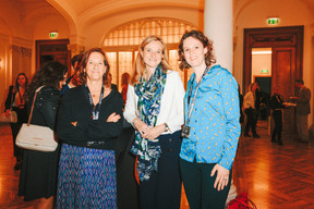 Mary Elizabeth Carey, Delphine Berlemont and Amélie Bazin (PwC Luxembourg). Photo: Julian Pierrot/Paperjam