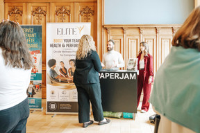 Ketter Gilles and Meghann Erler (Elite Health & Fitness). Photo: Julian Pierrot/Paperjam
