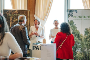 Julie Schadeck (UNature) on the right. Photo: Julian Pierrot/Paperjam