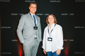 Nadir Gacem (Baker Tilly) and Anaïs Bouillet. Photo: Julian Pierrot/Paperjam