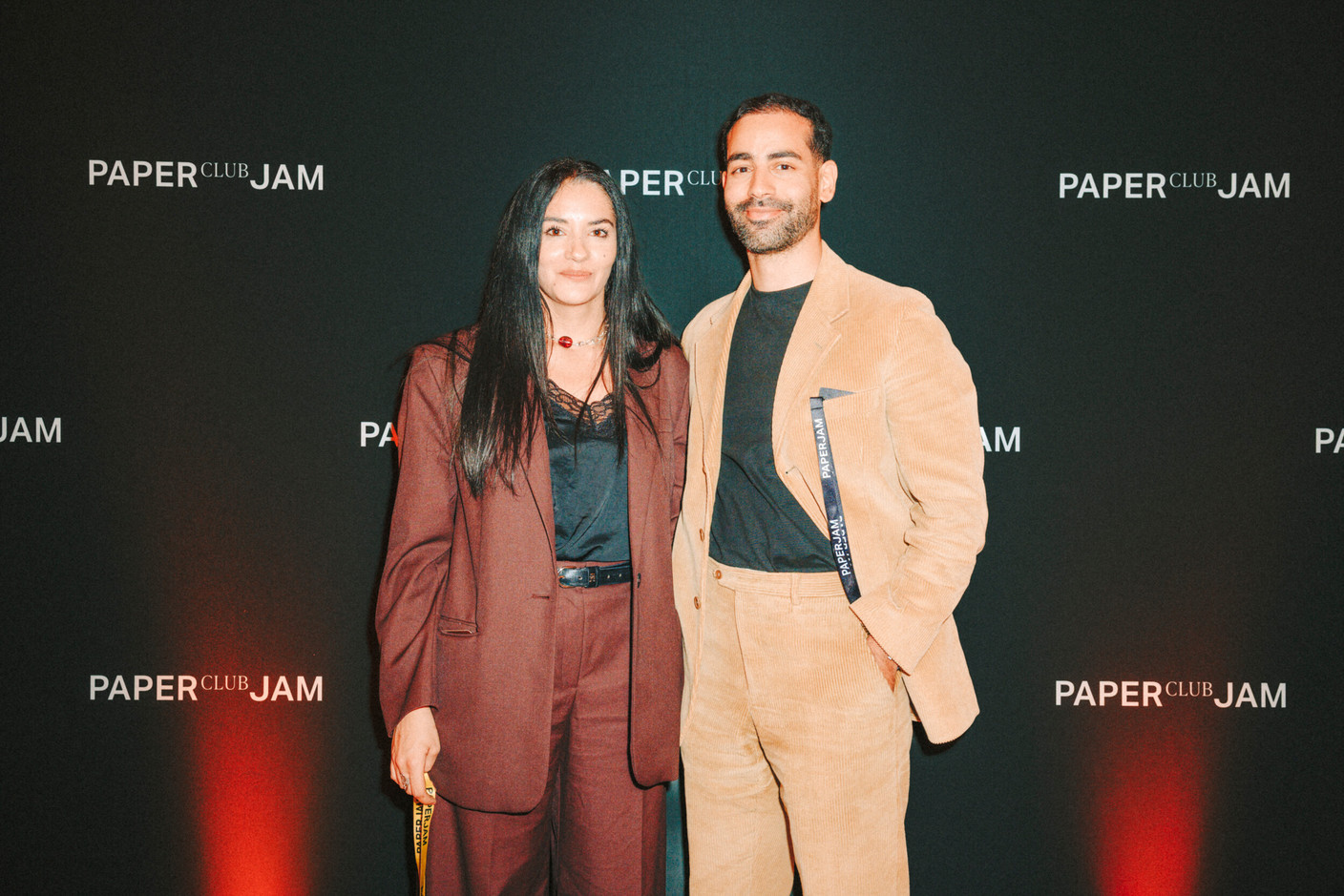 Maëlle Hamma (Paperjam) and Mehdi Aziz. Photo: Julian Pierrot/Paperjam