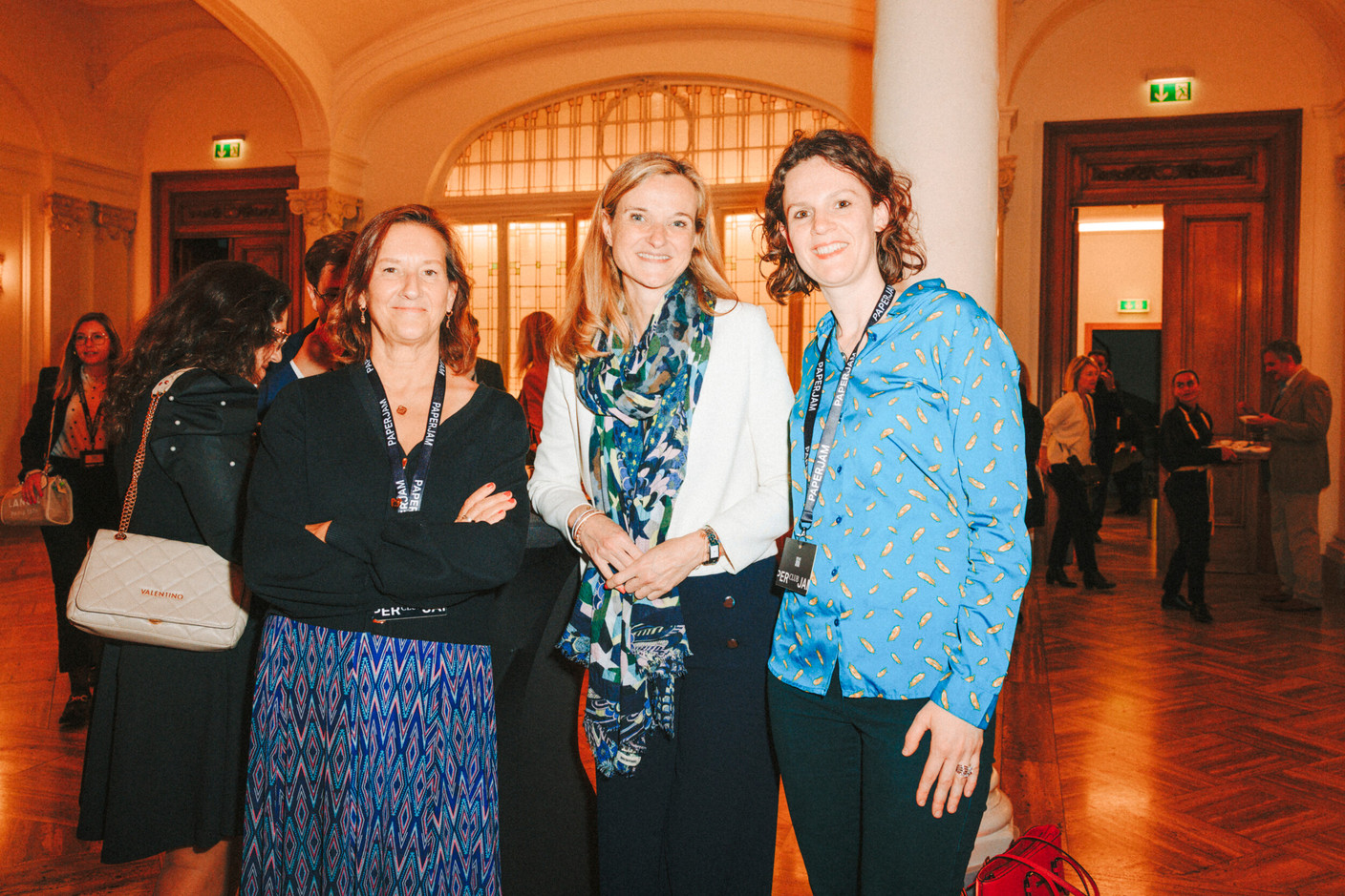 Mary Elizabeth Carey, Delphine Berlemont and Amélie Bazin (PwC Luxembourg). Photo: Julian Pierrot/Paperjam