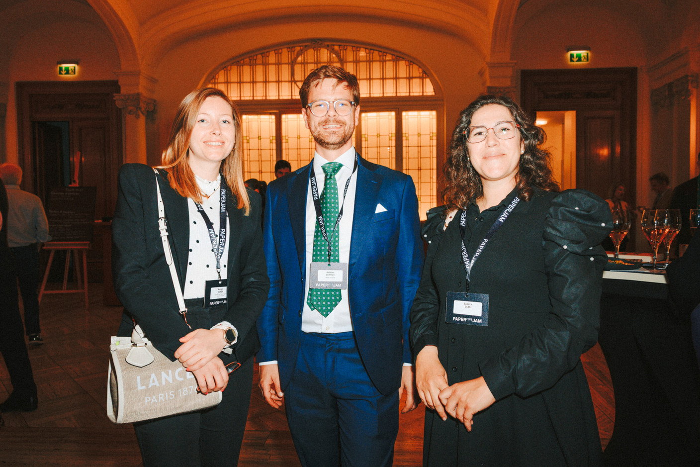 Aurore Jurga (Belair L'Aurore Psychology Practice), Antoine Depoux (Heal on Site) and Sandra Dias. Photo: Julian Pierrot/Paperjam