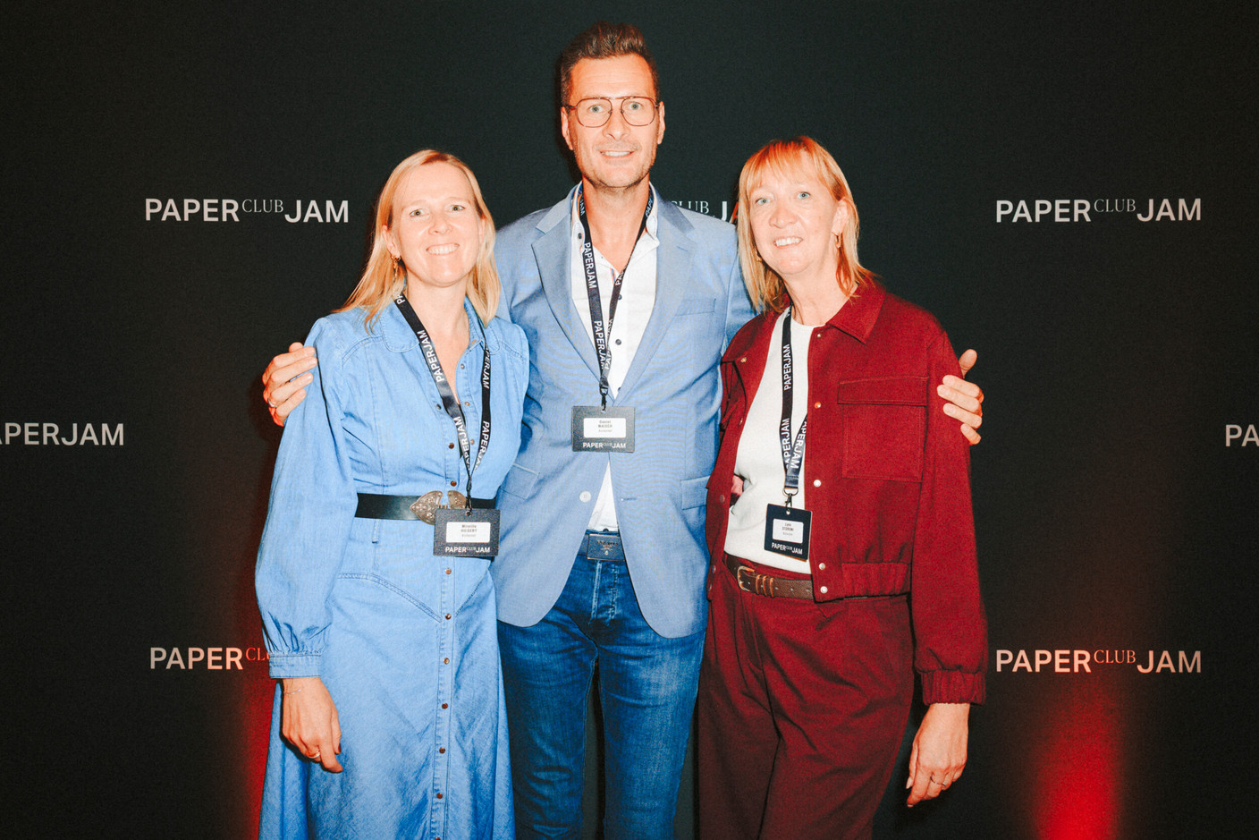 Mireille Hilgert, Daniel Maisch and Lynn Storoni (Head Chef). Photo: Julian Pierrot/Paperjam