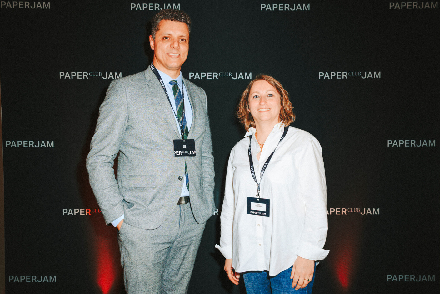 Nadir Gacem (Baker Tilly) and Anaïs Bouillet. Photo: Julian Pierrot/Paperjam