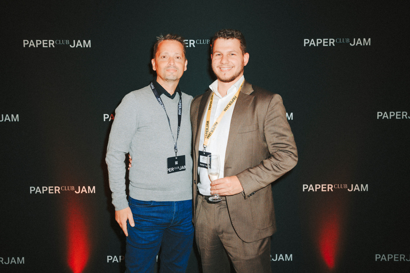 Patrick Coelho (Properties Solutions Group) et Valentin Morello (Paperjam Club). Photo: Julian Pierrot/Paperjam
