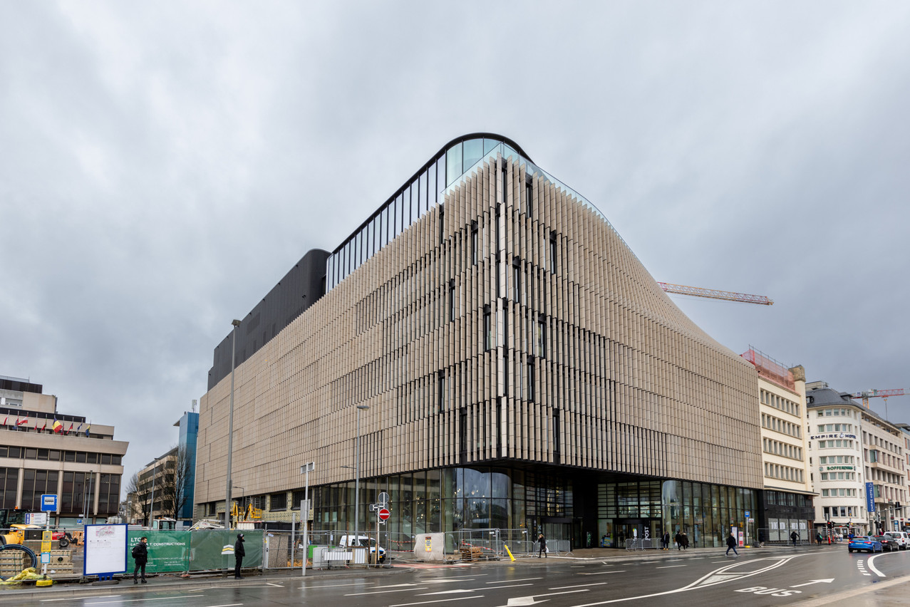 The Helix building is now occupied by the Post Luxembourg teams. Photo: Romain Gamba/Maison Moderne