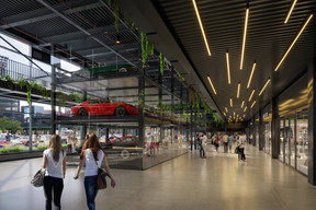 Glassboxes are both storage spaces and exhibition platforms. Illustration: Gridx