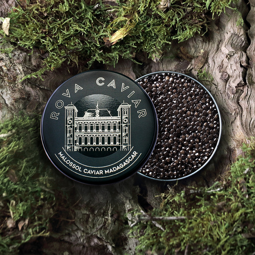 Le palais de la Reine surplombe à la fois «Tana» et chaque grain de caviar de la gamme Rova…  Rova Caviar