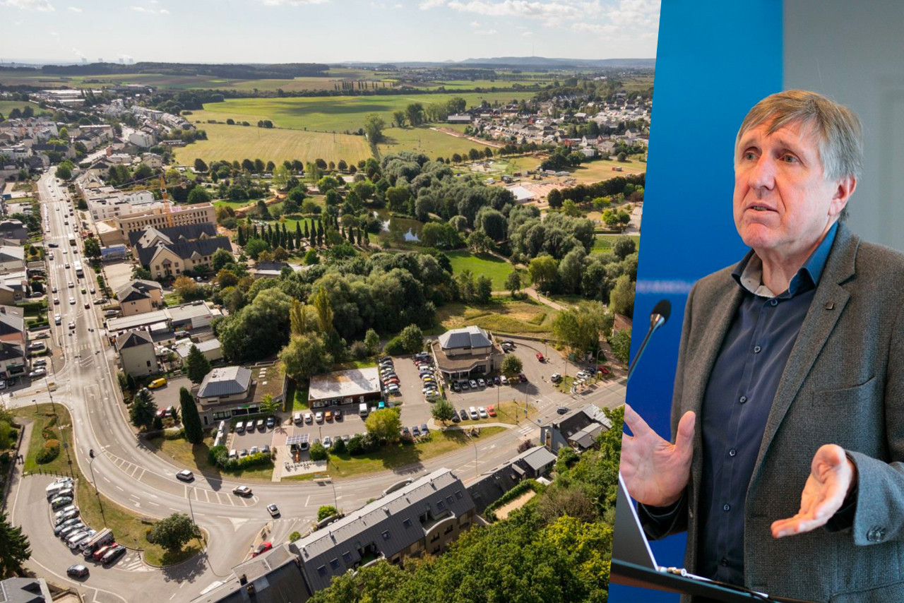 Transport and public works minister François Bausch (dei Gréng) will hold an information session on the project on Thursday 24 February at the Celo centre in Hesperange. (Photos: MMTP; Matic Zorman/Maison Moderne/Archives. Photomontage: Maison Moderne)