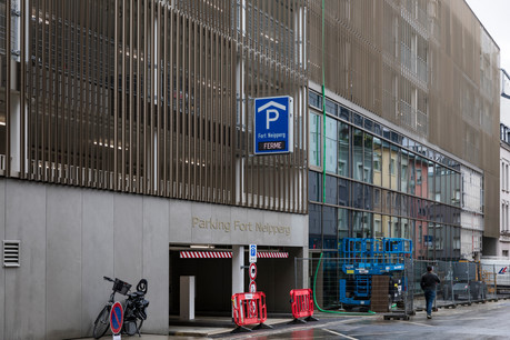 Rénové, le parking Fort Neipperg accueille à nouveau les voitures depuis le début du mois de novembre. (Photo: Caroline Martin, Caro-Line Photography)