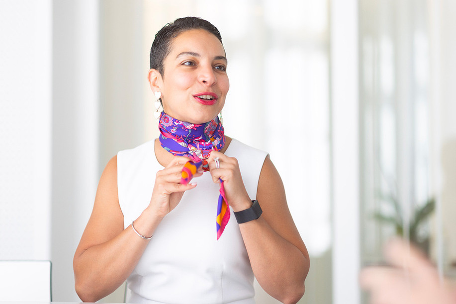 Hind El Gaidi, 38, heads up the Luxembourg office of ICG, a listed British asset manager. El Gaidi also sits on the executive committee of the Luxembourg Private Equity & Venture Capital Association (LPEA). Photo: Guy Wolff/Maison Moderne