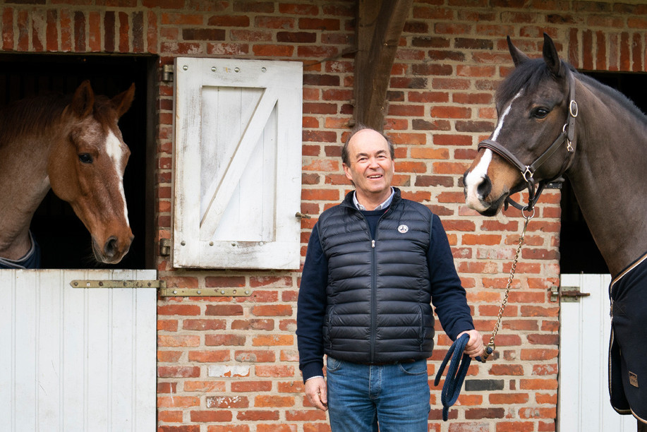 Riding has been a pleasure for Frédéric de Radiguès since he was very young. Photo: Anthony Dehez/Maison Moderne