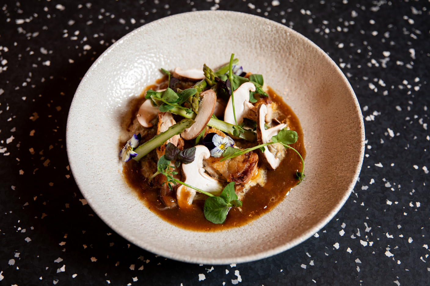 Chef Christoph Kaiser's menu, with its many international influences.  Eva Krins (Maison Moderne)