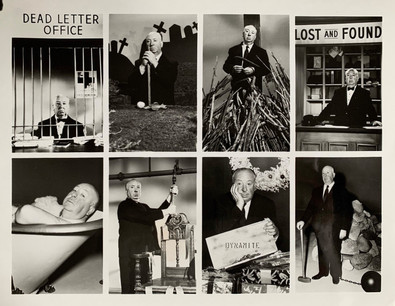 Alfred Hitchcock savait jouer de son image pour faire son autopromotion. (Photo: Cercle Cité/collection Paul Lesch)