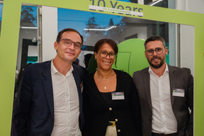 Ludovic Blettery, Florence Rupert and Alexandre Ribeiro (YESSS Group). Photo: Aurélie Savart